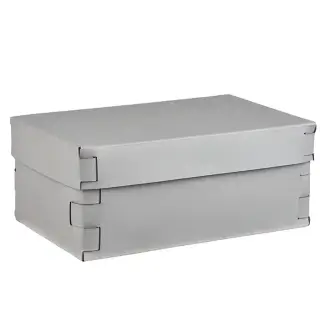 Colombo Adj Коробка Snob 32x20хH13.5см., настольная, цвет: устричный/пепельная роза