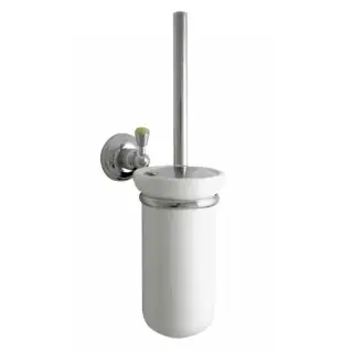 Nicolazzi Onice Ершик для унитаза подвесной, цвет: хром/белый