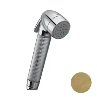 Nicolazzi Doccia Гигиенический душ, шланг 100см. гибкий. с поддержкой, цвет: натуральная латунь