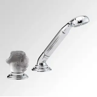 THG Dragon Moon Ручной душ на борт ванны, 2 отв., цвет: хром/хрусталь