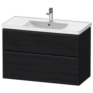 Duravit D-Neo Тумбочка подвесная 98.4х45.2х62.5см., раковина, 1 ящик, цвет: Black Oak