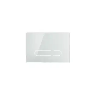 Duravit DuraSystem Клавиша смыва для унитаза 23х15.7см., двойной смыв, бесконтактная, стекло, цвет: белый