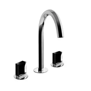 Fantini Venezia Смеситель для раковины, 3 отв., излив: 17.5см., цвет: хром