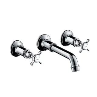 Axor Montreux Смеситель для раковины, настенный, на 3 отв., СМ, внешняя часть, цвет: хром