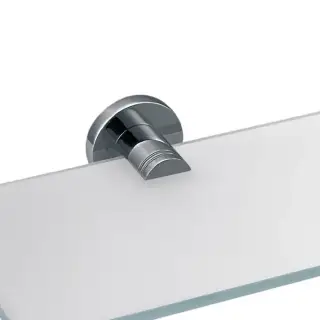 Decor Walther Basic GKH Держатель для стеклянной полки, подвесной, цвет: хром