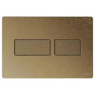 TECEsolid Панель смыва с двойной системой смыва для унитаза, цвет: бронза