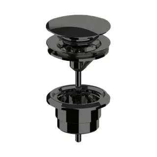 Almar Mixers Донный клапан 1&quot;1/4 для раковины, цвет: черный металл брашированный PVD