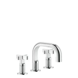 Gessi Inciso Смеситель для раковины, 3 отв., цвет: хром