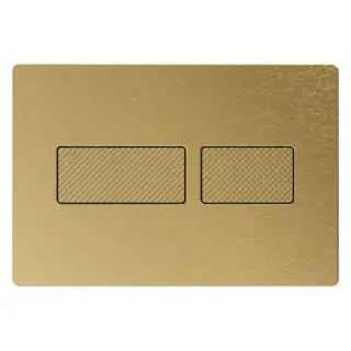 TECEsolid Панель смыва с двойной системой смыва для унитаза, цвет: латунь