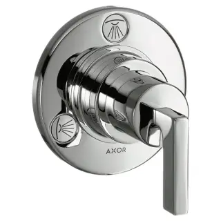 Axor Citterio Встраиваемый запорный вентиль, переключателем потоков на 3-4источника, цвет: хром