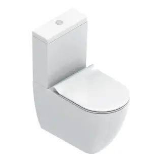 Catalano Sfera Унитаз моноблок 63х36см., безободковый, покрытие Cataglaze, цвет: белый глянцевый