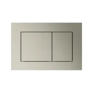 TECEnow Панель смыва унитаза для системы двойного смыва, цвет: никель металлик