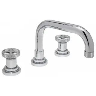 Nicolazzi Arena Смеситель для раковины на 3 отверстия, с донным клапаном, излив: 170 мм, цвет: хром