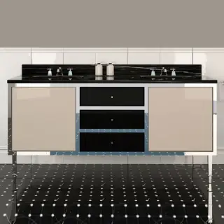 Devon&Devon Jazz 3, Комплект мебели, напольный, Цвет: warm grey/deep black