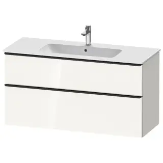 Duravit D-Neo Тумбочка подвесная 121х46.2x62.5см., раковина, 1 ящик цвет: белый высокоглянцевый