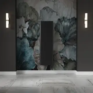 Kerasan Waldorf Колонна подвесная 40х35х129 см, с дверкой, петли справа DX, цвет: черный матовый