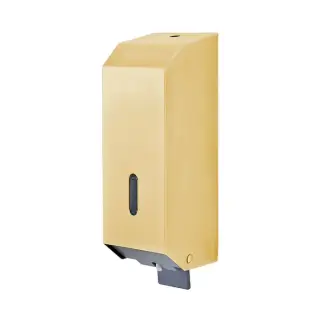 3SC Hotel Дозатор для жидкого мыла, настенный, 1.2 литра, цвет: золото 24к. Lucido