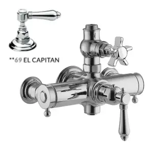 Nicolazzi Termostatico Смеситель для душа, термостатический, цвет: хром