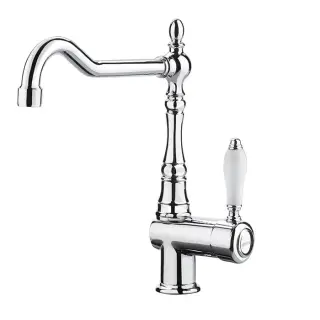 Carlo Frattini Kitchen Смеситель для кухни, вращающийся излив, цвет: хром