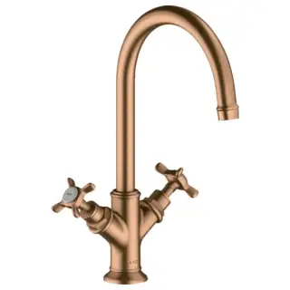 Axor Montreux Смеситель для раковины 210, на 1 отв., цвет: шлифованная бронза