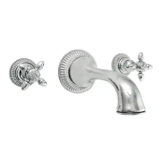 Nicolazzi Impero Смеситель для раковины настенный на 3 отверстия, излив: 180 мм, цвет: хром