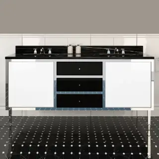 Devon&Devon Jazz 3, Комплект мебели, напольный, Цвет: pure white/deep black