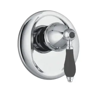 Fima Carlo Frattini Herend Смеситель для душа, встраиваемый, черные ручки, цвет: хром