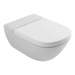 Globo Stockholm Унитаз подвесной безободковый  58х37см, с системой скрытого крепежа, цвет: белый