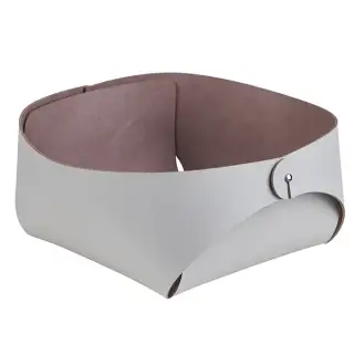 ADJ Корзинка Flora, 20x20xH9 см., цвет: устричный/пепельная роза