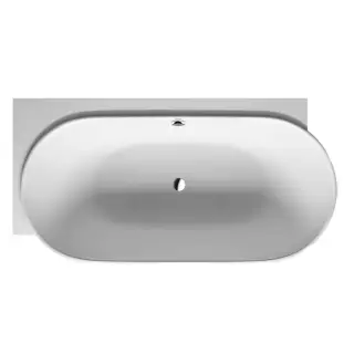 Duravit Luv Ванна пристенная 185x95см, из минерального литья, угол слева, с панелью и ножками, цвет: белый