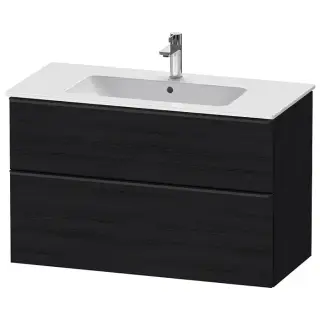 Duravit D-Neo Тумбочка подвесная 101х46.2x62.5см., раковина, 1 ящик цвет: Black Oak