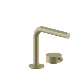 Fantini AF/21 Смеситель для раковины, 2 отв., излив: 155 мм, цвет: Matt British Gold PVD