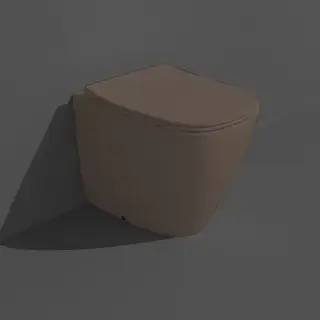 Simas Juniper Унитаз напольный 53,5x370xh42см, смыв Tornado, безободковый, цвет: moca matt