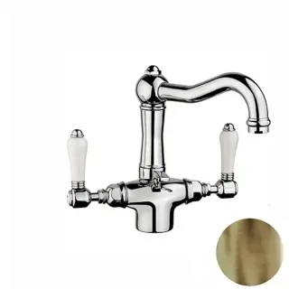 Nicolazzi P.m. Blanc Смеситель для раковины на 1 отверстие, цвет: бронза