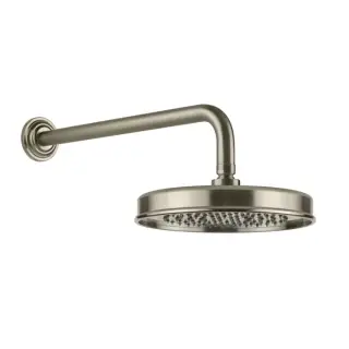Gessi Venti20 Верхний душ Ø20см., с настенным держателем 38.9см., цвет: Finox Brushed Nickel