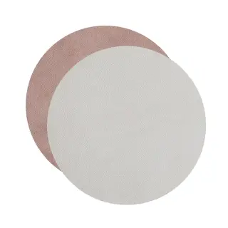 ADJ Круглый плейсмат, D40 см., цвет: устричный/пепельная роза
