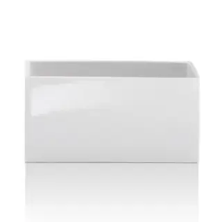 Decor Walther DW 624 Бокс универсальный 25x12x12см, фарфор, настольный, цвет: белый