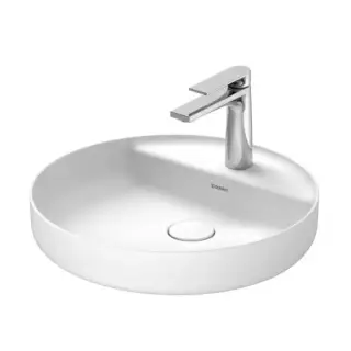 Duravit Vitrium Раковина 46см., накладная, 1 отв., круглая, без перелива, цвет: белый матовый