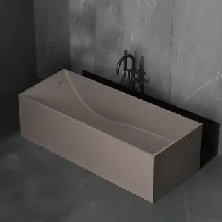 Dea Design Modern Ванна 180x76хh58см, отдельностоящая, цвет: grey brown