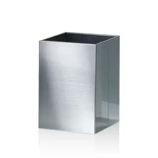 Decor Walther DW 112 Корзина для бумаги 20x20x30см, напольная, цвет: сталь матовая