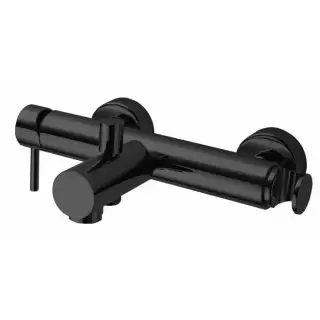 Bossini Oki Смеситель наружный с авт. девиатором, c держателем душ. лейки, соединение 1/2”, цвет: черный матовый