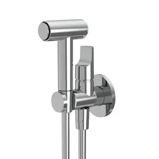 Fima Carlo Frattini Collettività Гигиенический душ, настенный, со шлангом 120см., цвет: хром
