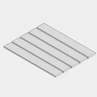 Effegibi Набор дорожек для Био-сауны Sky 80, цвет: канадский хемлок