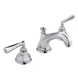 Nicolazzi Teide Смеситель для раковины на 3 отверствия, с донным клапаном, ручки Crystal lever, цвет: хром