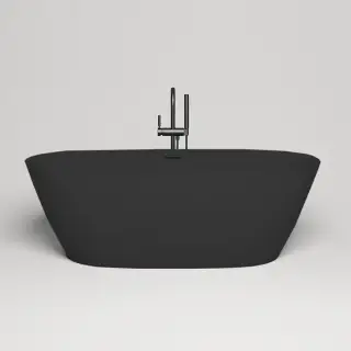 Salini Sofia Ванна отдельностоящая 165x75x60см, донный клапан &quot;Up&Down&quot;, сифон, слив-перелив, S-Sense, цвет: RAL9005