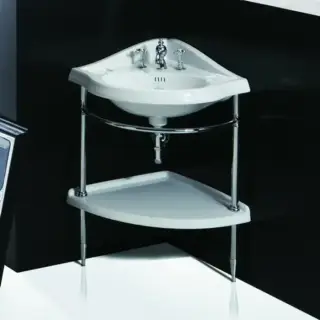 SIMAS Arcade Раковина 57.5х57.5 см, 3 отв., цвет: белый