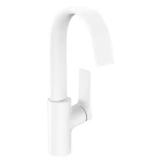 Hansgrohe Vivenis Смеситель для раковины 210, на 1 отв., с поворотным изливом, цвет: белый матовый