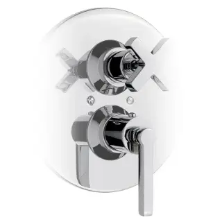 Nicolazzi Termostatico Встраиваемого смеситель, 3/4” с запорным вентилем, цвет: хром