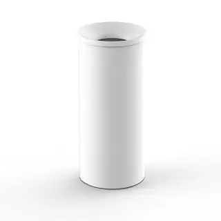 Decor Walther DW 230 Ведро для мусора, напольное, цвет: белый матовый