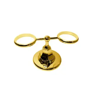 Nicolazzi Teide Держатель для мыльницы и стакана, настольный, цвет: золото (без керамики)